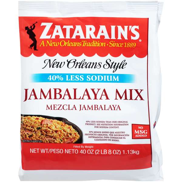 Zatarains Zatarain's Reduced Sodium Jambalaya 40 oz., PK6 900474442